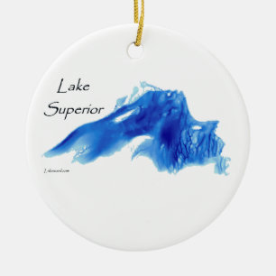 InDepth Lake Superior Julgransprydnad Keramik