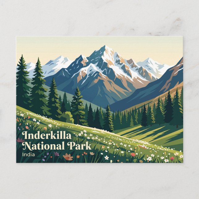 Inderkilla nationalpark Indien Vykort (Framsida)