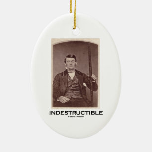 Indestructible (Phineas Gage) Julgransprydnad Keramik