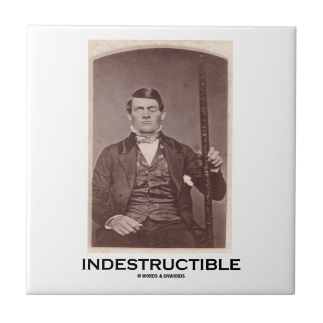 Indestructible (Phineas Gage) Kakelplatta (Framsidan)