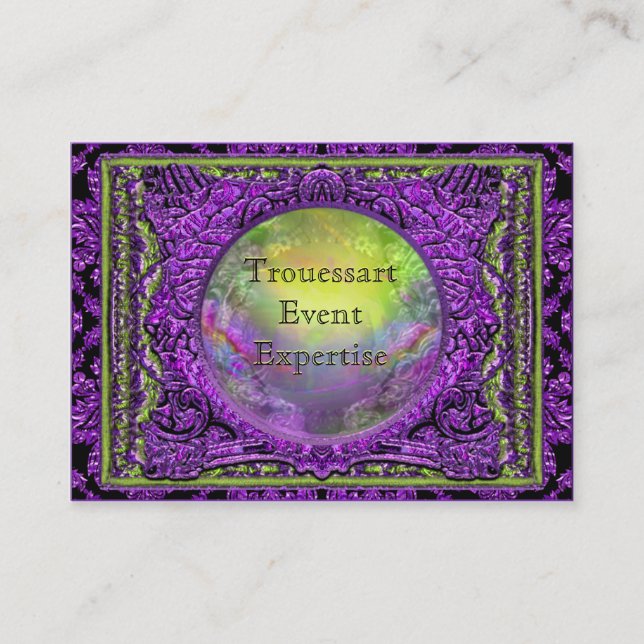 Indestructible Trouessart plysch Visitkort (Framsida)