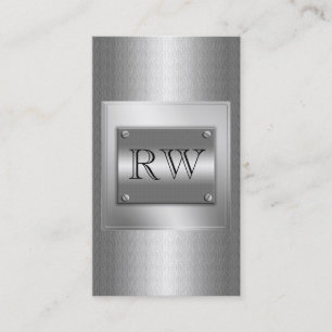 Indestructible visitkortar för flott silvermetall visitkort