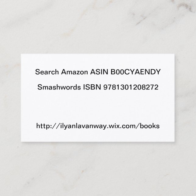 Indestructible visitkortar för intelligent visitkort (Baksida)