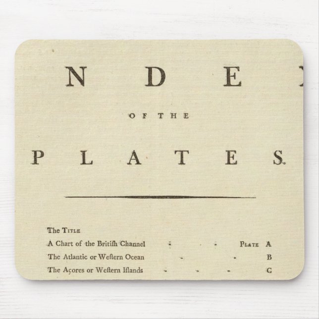 Index för Indiska Väster Musmatta (Framsidan)