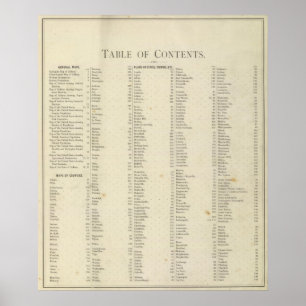 Index Indiana illustrerade historiska atlas 2 Poster