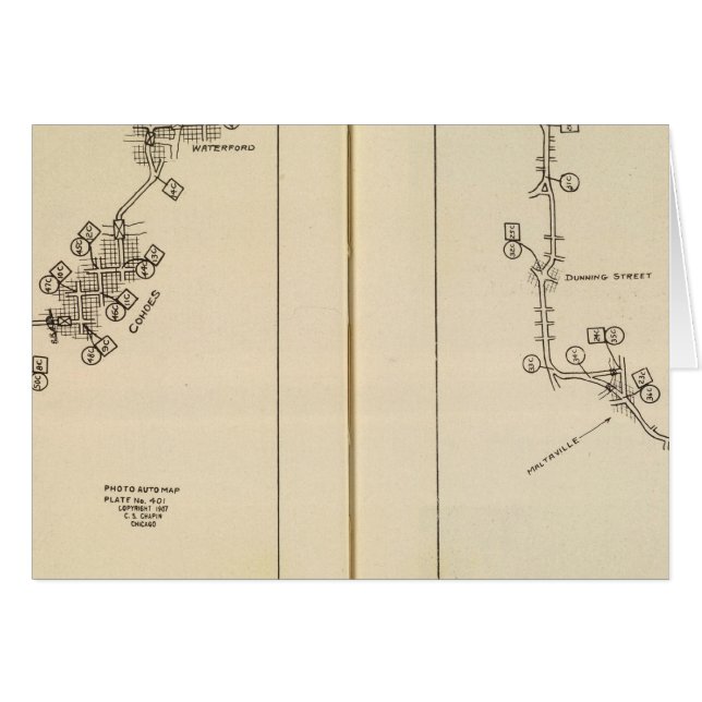 Index karta Albany, Saratoga Vår Hälsningskort (Framsidan Horizontal)
