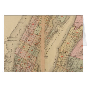 Index karta Atlas, New York Hälsningskort