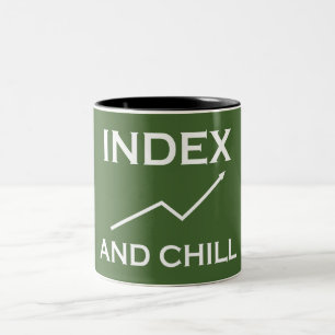 Index och kyla Två-Tonad mugg