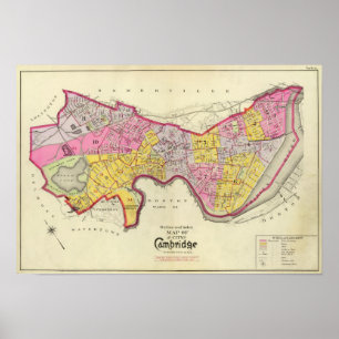Index över Cambridge Atlas Poster