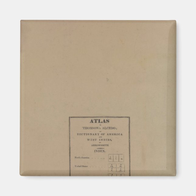 Index till Atlas Magnet (Framsidan)