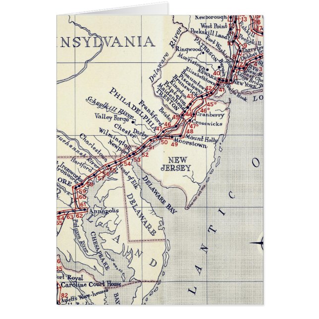 Index till Tallrikar i vägbesiktningen Hälsningskort (Framsidan)