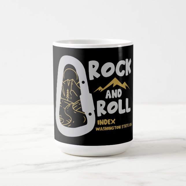 Index Washington State Alpinism USA Magisk Mugg (Center)