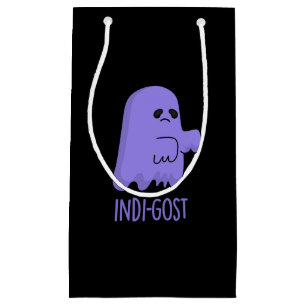 Indi-gost Funny Halloween Indigo Ghost Pun Mörk BG
