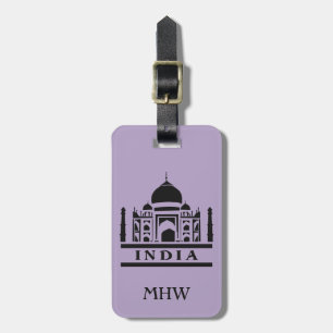 INDIA anpassningsbar bagagetagg Bagagebricka