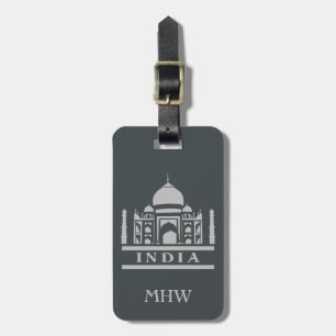 INDIA anpassningsbar bagagetagg Bagagebricka