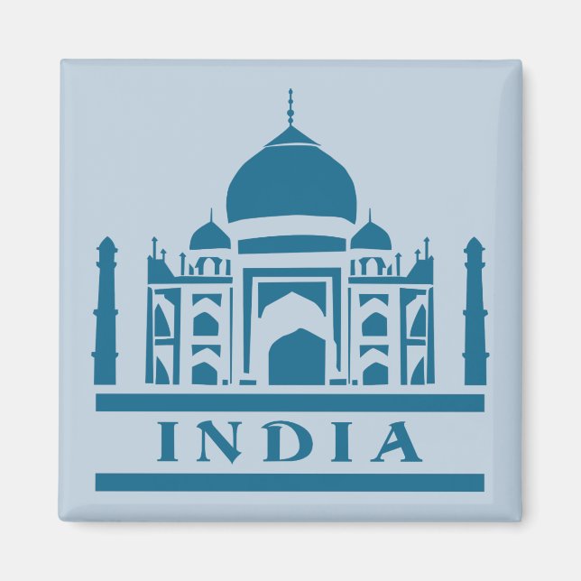 INDIA anpassningsbar färg magnet (Framsidan)