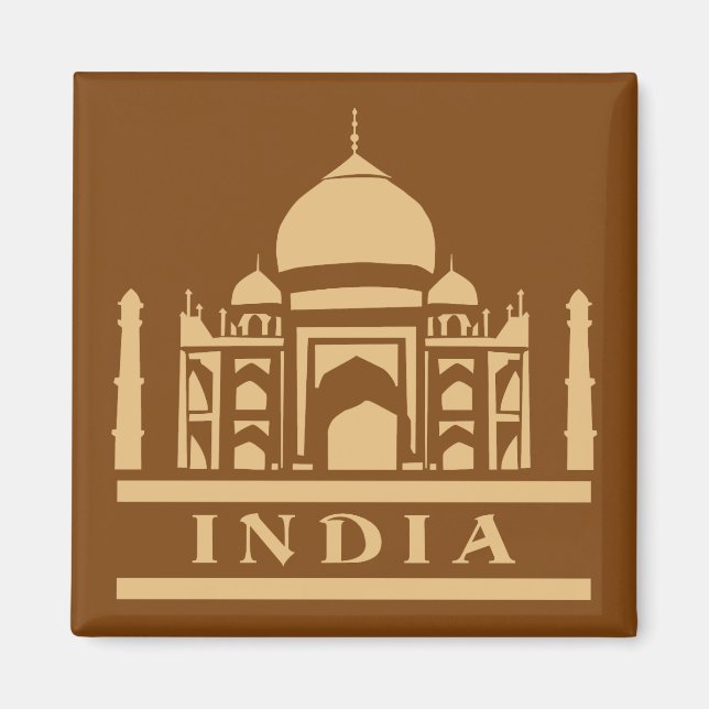 INDIA anpassningsbar färg magnet (Framsidan)
