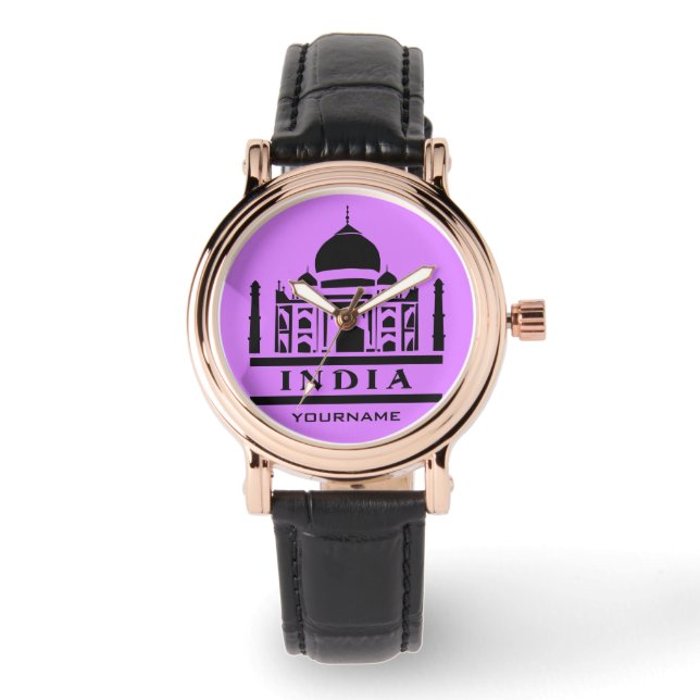 INDIA anpassningsbar monogram och färg klockor (Framsida)