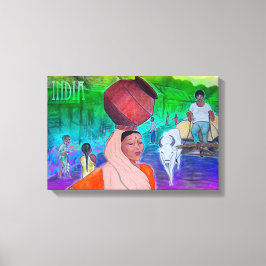 India Canvastryck