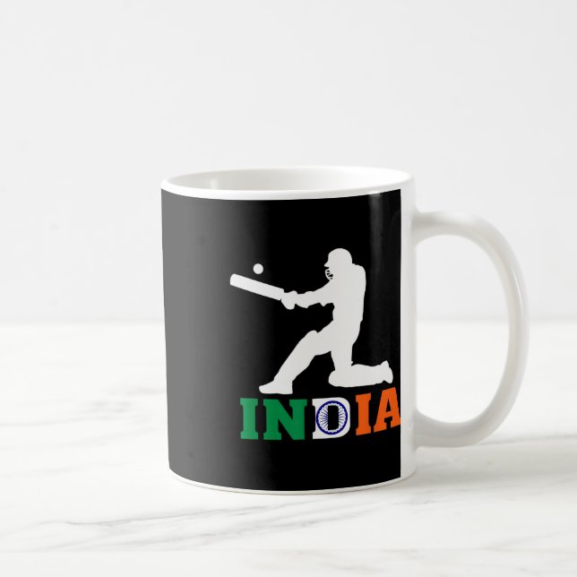 India Cricket Fan Tröja 2025 Indisk Cricket  Kaffemugg (Höger)