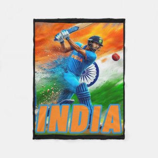 India Cricket Supporters Jersey - Indian Cricket F Fleecefilt