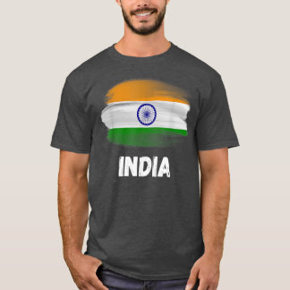 India Flag Pride Retro Indian Flag Family Matching T Shirt