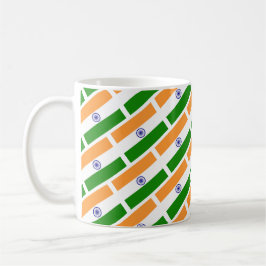 INDIA FLAGGA Anpassningsbar Scripture BLESSEED Ind Kaffemugg