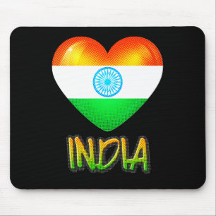 India Flagga Heart Cutout Musmatta