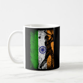 India Flagga Indian Cricket Jersey Fläkt Player Co Kaffemugg