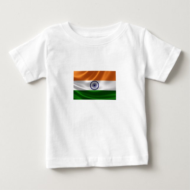 INDIA FLAGGA T-SHIRT (Framsida)