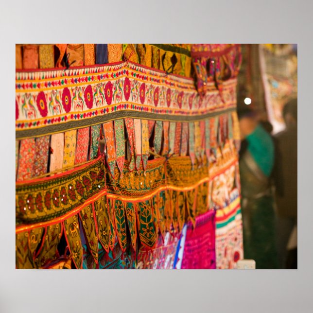 INDIA, Goa, Baga: lördag kväll Poster (Framsidan)