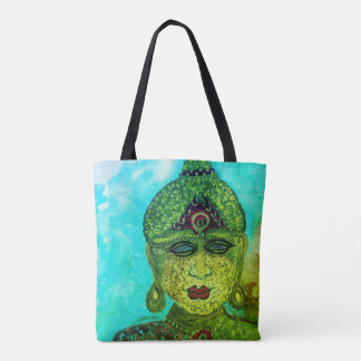 India Inspired Buddha Shoulder Tote Tygkasse