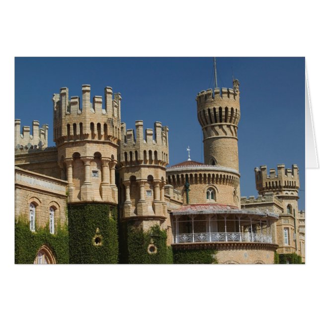 INDIA, Karnataka, Bangalore: Bangalore Palace Hälsningskort (Framsidan Horizontal)