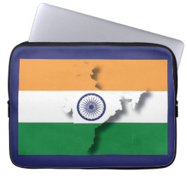 INDIA Karta Patriotic Computer BLUE Laptop Fodral