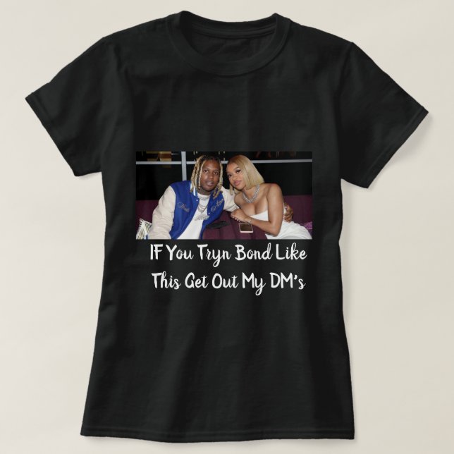 India Lil Durk Meme Graphic  T Shirt (Design framsida)