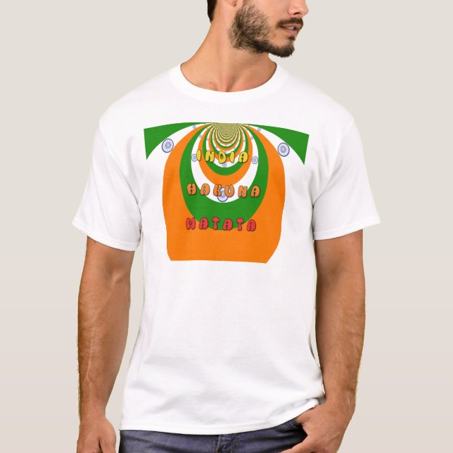 INDIA MATATA HAKUNA TEE SHIRT (Framsida)