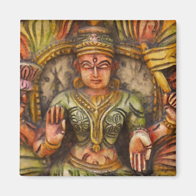 India Meditation Magnet (Framsidan)