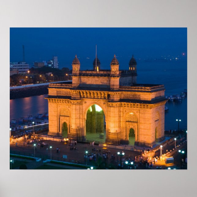 INDIA, Mumbai (Bombay): Gateway of India / Poster (Framsidan)