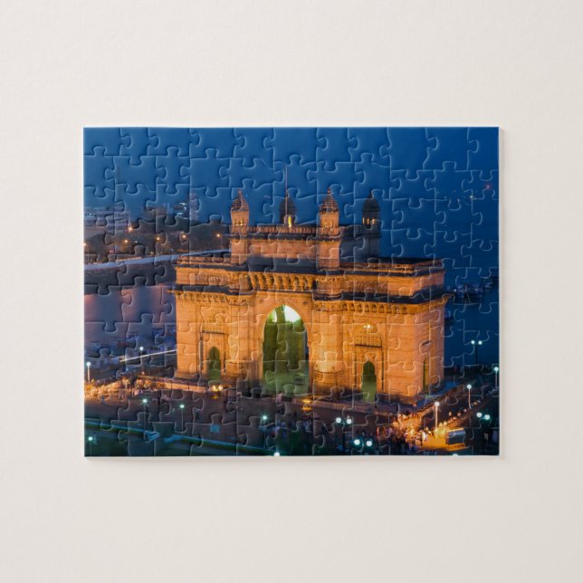 INDIA, Mumbai (Bombay): Gateway of India / Pussel (Horisontell)