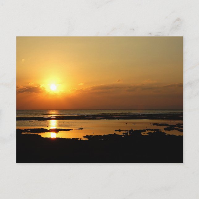 India - Neil Island (Shaheed Dweep) sunset Vykort (Framsida)