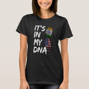 India Proud Flagga Day Hindi Sikh America T Shirt