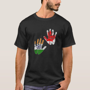 India Proud Flagga Day Hindi Sikh Canada Ha T Shirt