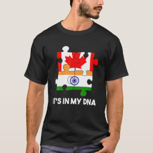 India Proud Flagga Day Hindi Sikh Canada Pu T Shirt