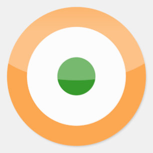 india runt klistermärke