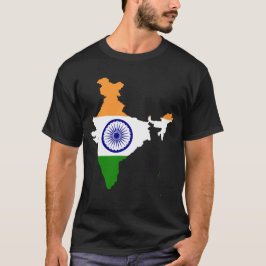 INDIA Speciell Anpassade Black Tourist T Shirt