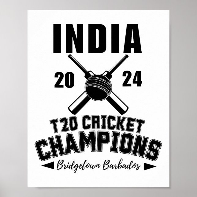 India T20 Cricket Champions  Poster (Framsidan)