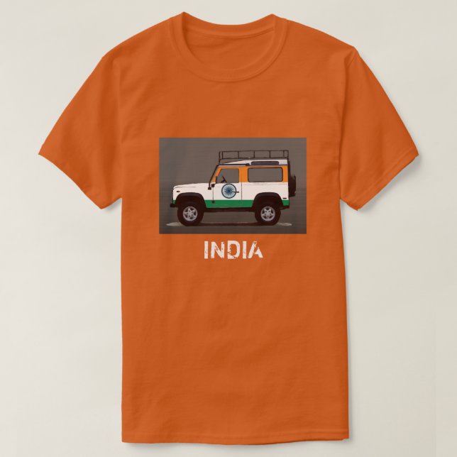 INDIA T SHIRT (Design framsida)