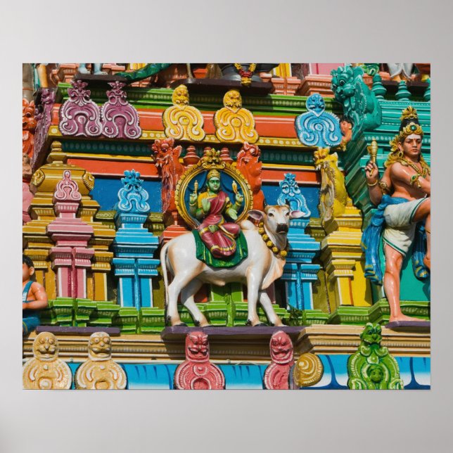 INDIA, Tamil Nadu, Chennai: Kapaleeshwarar Poster (Framsidan)