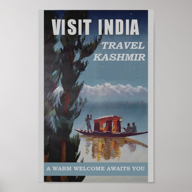 India Travel Poster (Framsidan)