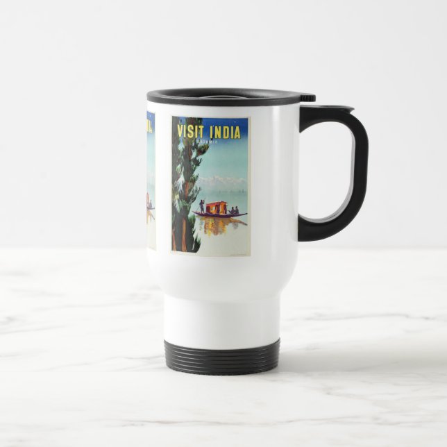 India Travel Poster mugg - välj stil (Höger)